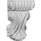 Ekena Millwork 3 7/8"W x 1 1/4"D x 5 1/4"H Scroll Leaf Corbel COR03X01X05SC - alternate 1